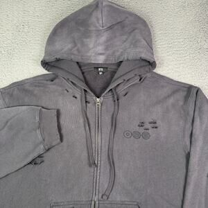 BTS Arirang Tour US Exclusive Charcoal Full Zip Hoodie Adult XL Official